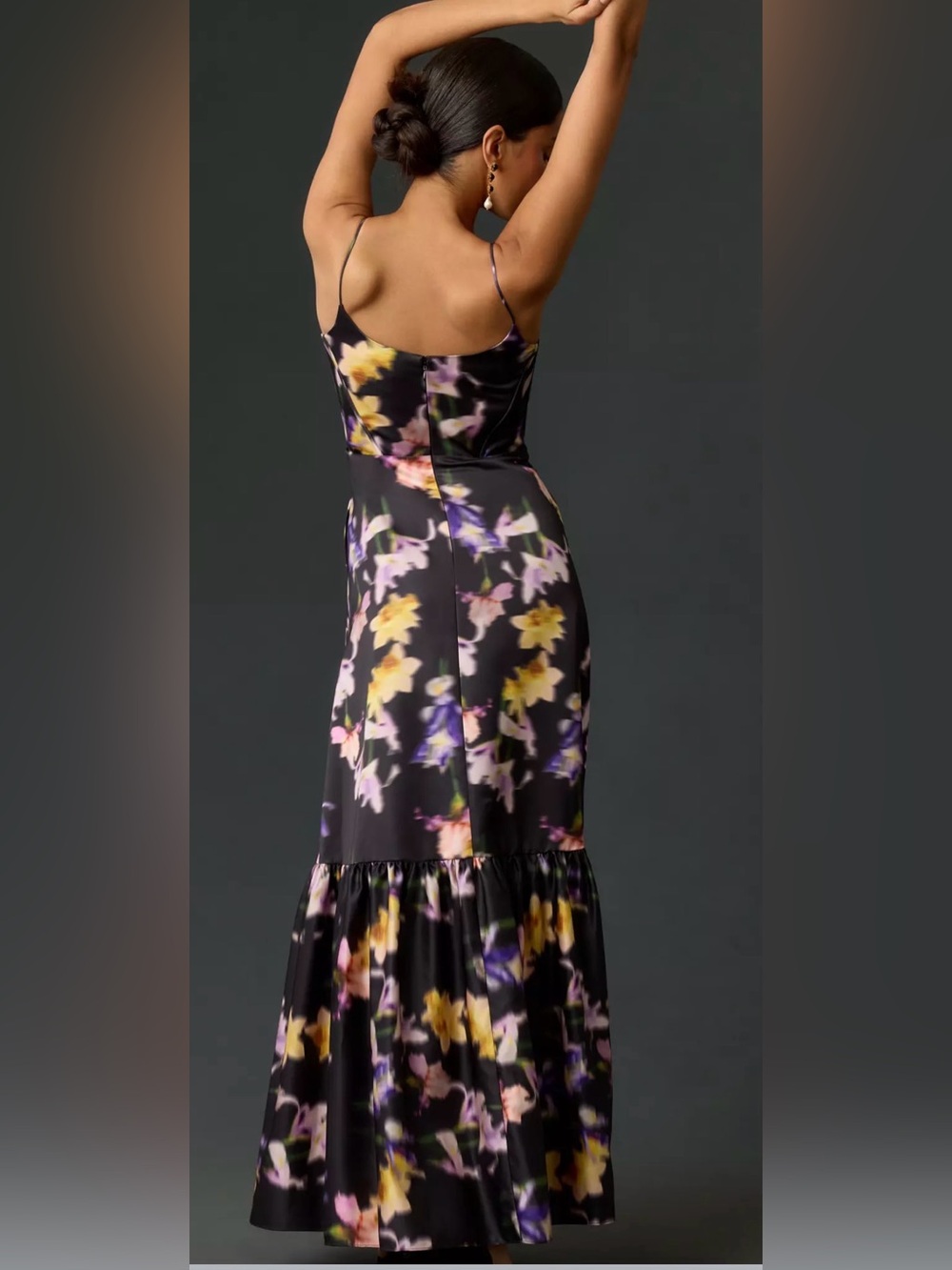 Monique Lhuillier Floral Maxi Dress - Picture 2 of 5